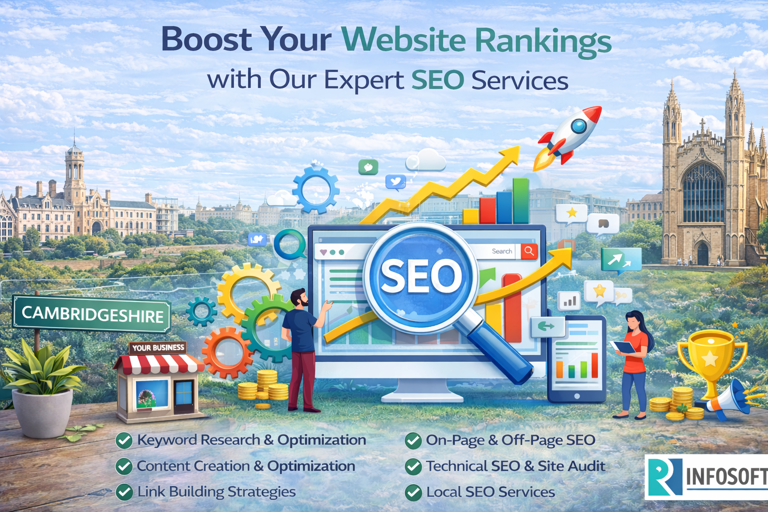 SEO services in Cambridgeshire highlights