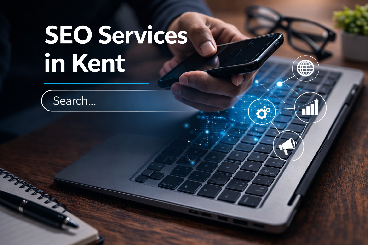 SEO services promotion in Kent