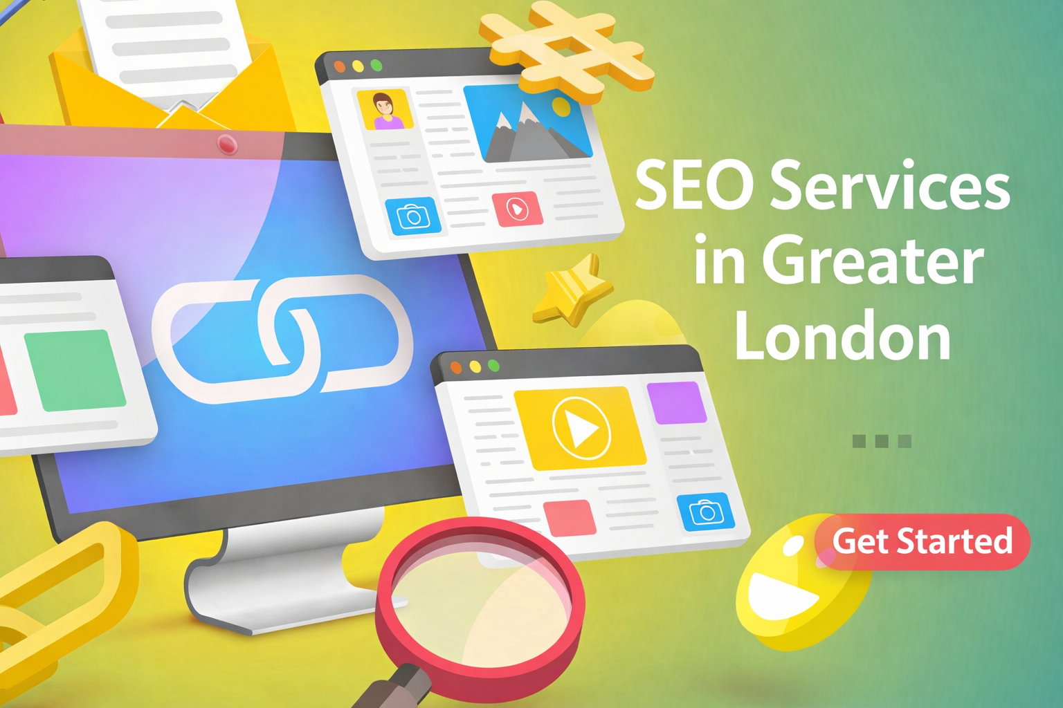 SEO services promotional banner design