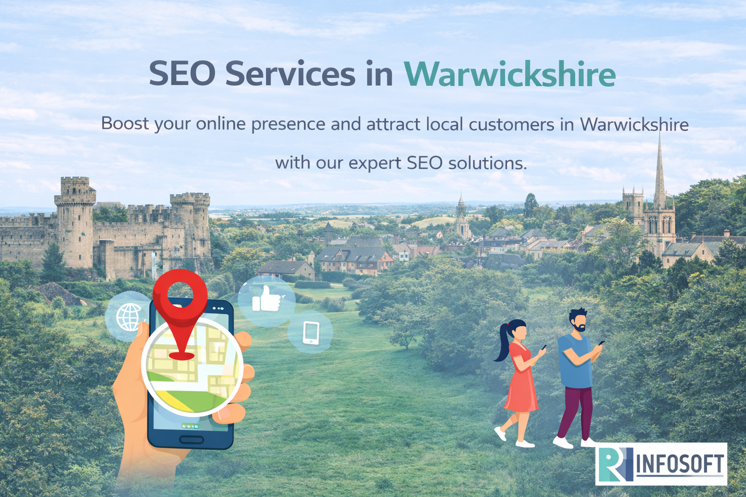 SEO solutions in Warwickshire landscape