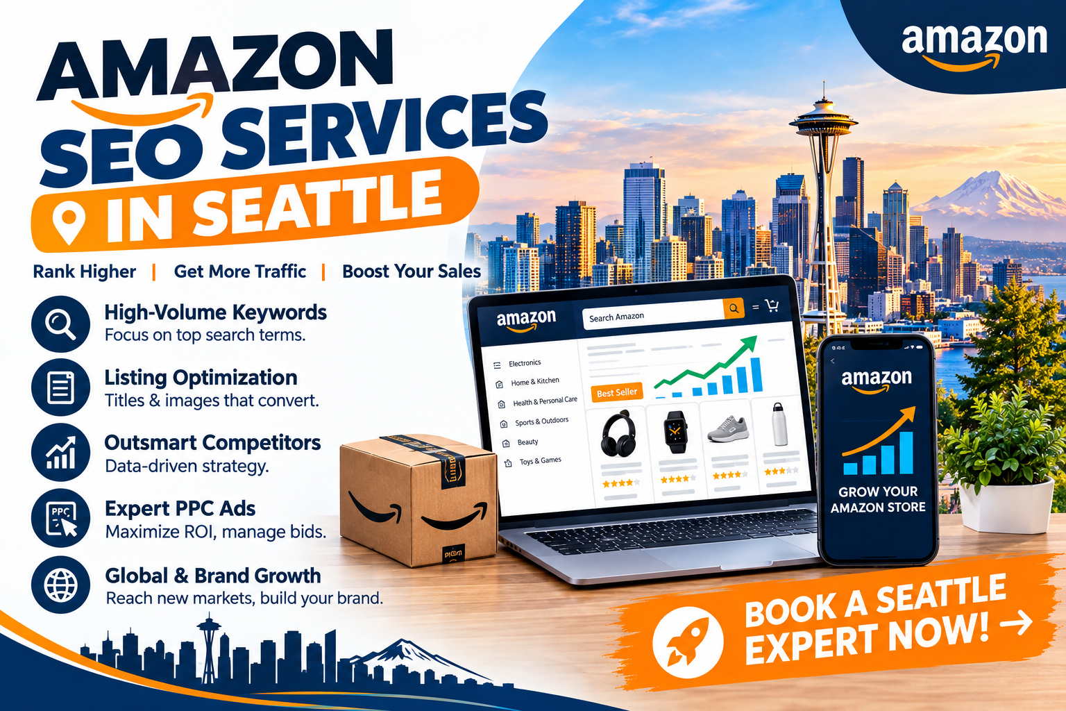 Hire Amazon SEO Expert in Seattle