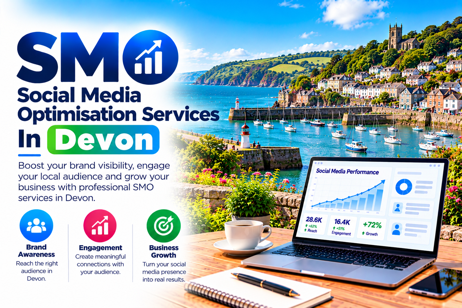 Devon-Social-Media Growth by the Harbor