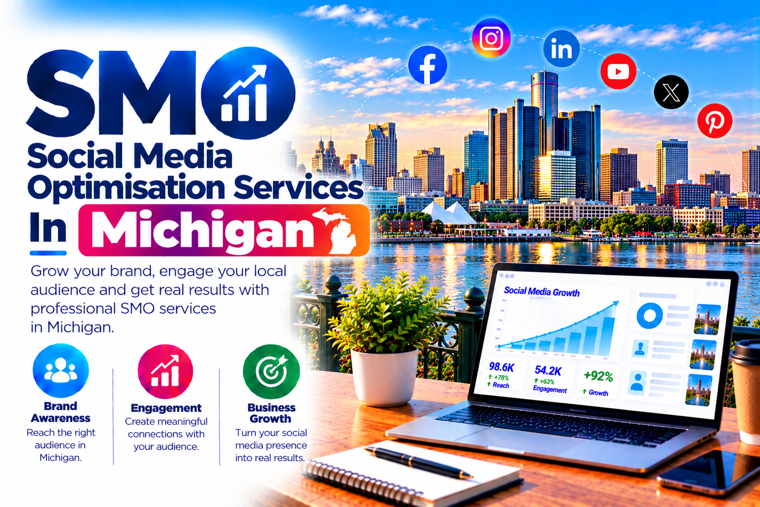 Michigan-Social Media-Growth by the Waterfront